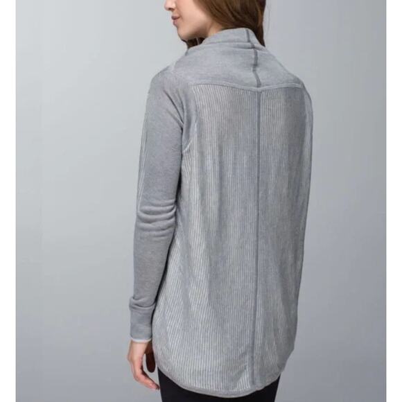 Lululemon Iconic Sweater Wrap Gray - Picture 2 of 7